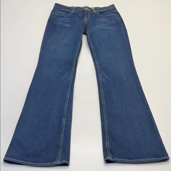 EXPRESS Womens 2R SARULA Boot Cut Blue Jeans - Picture 3 of 3